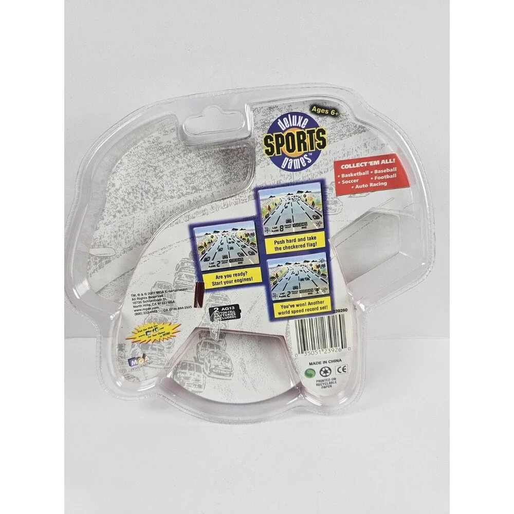 Super Auto Racing Handheld Electronic LCD Game 1999 MGA Entertainment Brand New